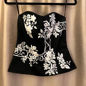Beautiful strapless formal top